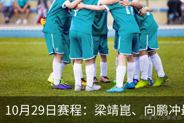 10月29日赛程：梁靖崑、向鹏冲最后16强2个名额！女队王艺迪冲8强